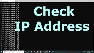 How to Check IP Address on CentOS 8 RHEL 8