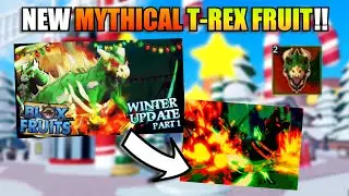 ❄️🐲 New T-Rex Fruit Coming in WINTER UPDATE PART 1!! (Blox Fruits)