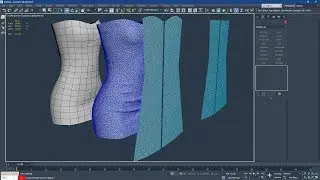 Marvelous Designer Cloth Panels ZRemeshed Perfectly