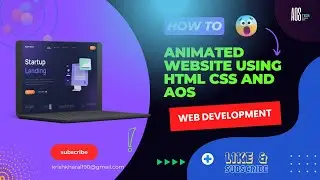 Animate Website Design  | JavaScript AOS Library.