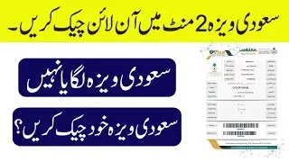 How to Check Saudi Visa Status Online | Saudi Visa Check karne ka tarika | How to Check Saudi Visa