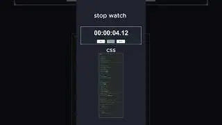 stopwatch javascript 