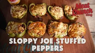 Insanely Delicious Roasted Sloppy Joe Stuffed Bell Peppers