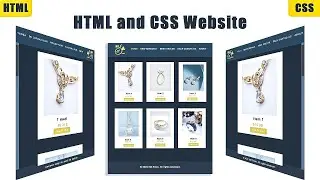 How to Make Website Using HTML & CSS | Responsive E-commerce Website Projects #coding #html #css