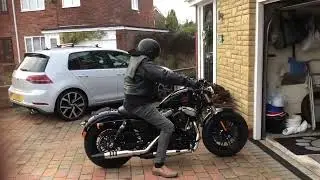 Harley Sportster 48 - First very short ride