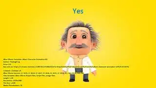 Albert Character Animation Kit | After Effects Template | VideoHive 24720702