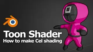 Blender Cel Shader / Toon shader with outline and texture using Eevee