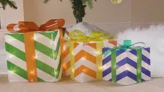 🎁Light Up Christmas Boxes | Christmas Gift Box Decorations