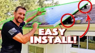 Mini Rail Kit For Solar Panels On Shingle Roof! How To Install