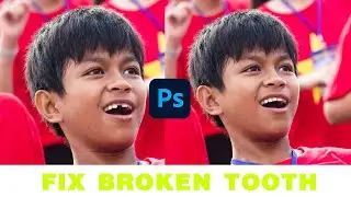 How to Fix Broken Tooth in Photoshop