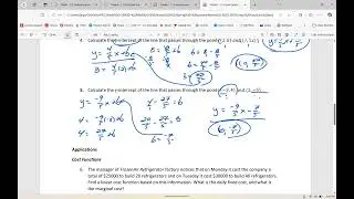 1.3 - Linear Functions and Models - MATH 1500