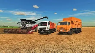 ✔Farming simulator ЗАГОТОВКА СИЛОСА  МАЛЕНЬКИЙ СОВХОЗ В КАЗАХСТАНЕ  часть 5  🅻🅸🆅🅴