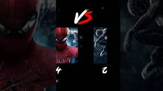 Red vs black Spiderman #spiderman #venom #marvel #shortsfeed #shorts