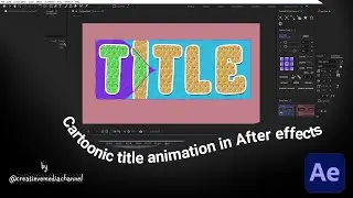 How to make a cartoony title animation in After Effects