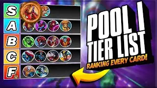 Pool 1 Beginners Tier List | Ranking EVERY Card From Best to Worst | Marvel Snap