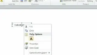 How to Add Option Buttons in Word : Using Microsoft Word