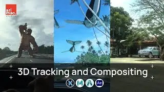3D tracking and Compositing - Arimac Academy (Coming soon)