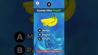 Guess The Fruit Quiz 🍓🍏 Can you get 5/5 in 60 Seconds? 