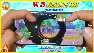 Mi A3 Pubg Gyroscope Test Full Review In Hindi 2020|mi a3 gyroscope test|2020