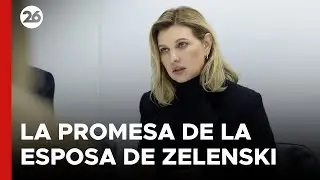 La esposa de Zelenski promete "nunca olvidar" el ataque en Poltava