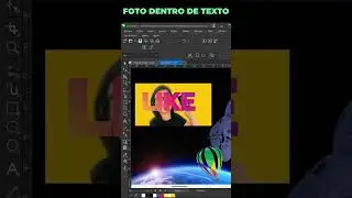 Efeito de foto dentro de texto no Corel Draw