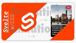 Pinterest But Better with Svelte + CSS Transitions  | Animated Card Tutorial