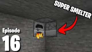 I Built The Fastest Super Smelter In Survival Minecraft! (IgnitorSMP)