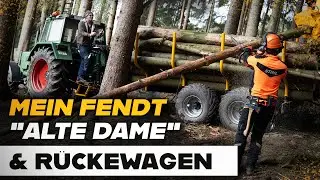🚜🌲Mit Fendt und Rückewagen im Forsteinsatz