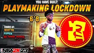 NEW “PLAYMAKING LOCKDOWN” BUILD IS THE BEST BUILD IN NBA 2K23! *NEW* GAME-BREAKING BUILD NBA2K23!