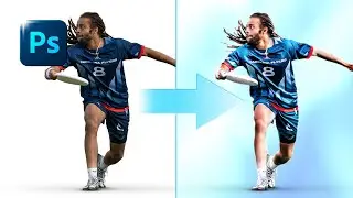 Shiny Player Cutout Effect | Sports Photoshop Tutorial