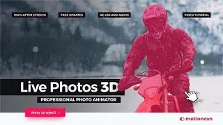 Live Photos 3D - Professional Photo Animator (After Effects template)