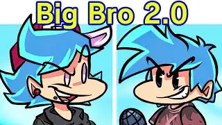 Friday Night Funkin VS Big Brother FULL WEEK 2 + Cutscenes & Ending (FNF Mod/Hard) (BF Big Bro)