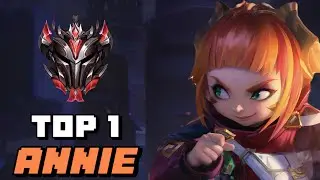 Wild Rift Annie Lunar Beast - Top 1 Annie Gameplay Grandmaster Ranked | Season 11