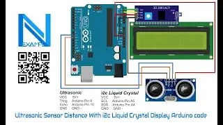 Ultrasonic Sensor Distance With i2c Liquid Crystal Display Arduino code