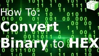 TUTORIAL - Convert Binary to Hexadecimal Conversion Programming PLC PC How To Decimal Binary Hex