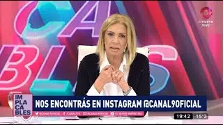 Roccasalvo atendió a todos: "Me alegra que una conductora de Canal 9 les de rating" | #implacables