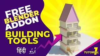 Create a 3D House in Blender with Building Tool | Free Blender Addon | HDsheet