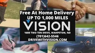 Vision Ford-Lincoln at home delivery.