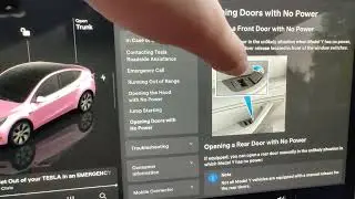 How to Get Out of Tesla Model Y in an Emergency