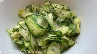 [CC] Garlic Butter Sauteed Zucchini Ribbons - quick and easy zucchini recipe