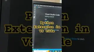 Extensions for Python in VS Code #ytshorts #viral #shortsfeed #trending #python