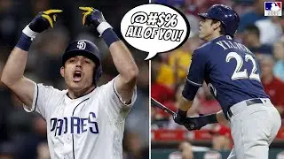 Ian Kinsler BAT FLIPS, Then Curses Out Fans!? Christian Yelich Goes Off AGAIN (MLB Recap)