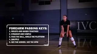 5 Keys To Passing in Volleyball - Slow Motion