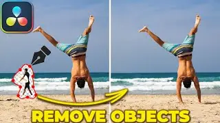 Remove Objects From Video in Davinci Resolve | Davinci Resolve Studio Object Removal