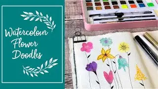 Watercolour Flower Doodles Tutorial | Artistro Art Supplies