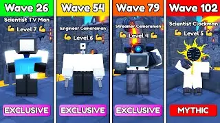 ALL SPAWNER UNITS vs ENDLESS MODE 🤯 - Roblox Toilet Tower Defense