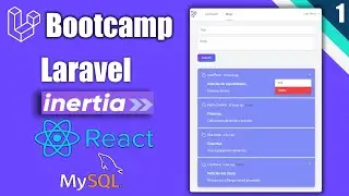 1/4 - Laravel + React + MySQL + Inertia + Breeze.  Bootcamp - Intro