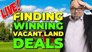 Finding Profitable Vacant Land Deals LIVE And How to Price Vacant Land like a PRO! 🤑