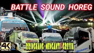 Drone 4K _Battle Sound Horeg Karnaval Bringkang Menganti Gresik 2024 || Menyala & Full Lighting