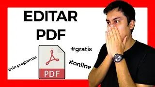 ✅ Cómo EDITAR  un PDF Sin Programas | Modificar un PDF GRATIS 2024